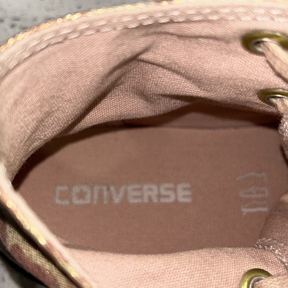 Converse Chuck Taylor All Star High in Lurex Camo - Picture 8 of 10